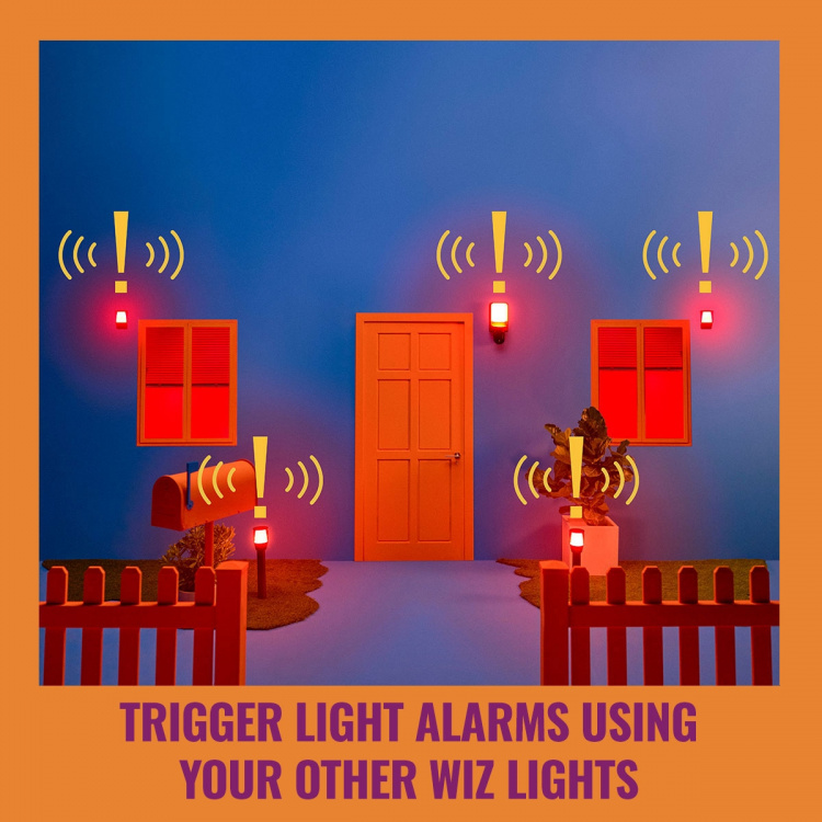 WiZ WiFi Smart vegglampe utendørs med innebygd kamera WiZ WiFi Smart vegglampe utendørs med innebygd kamera