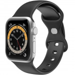 Celly Armbånd til Apple Watch 38/40/41mm Silikon Svart Celly Armbånd til Apple Watch 38/40/41mm Silikon Svart