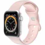Celly Armbånd for Apple Watch 42/44/45mm Silikon Rosa Celly Armbånd for Apple Watch 42/44/45mm Silikon Rosa