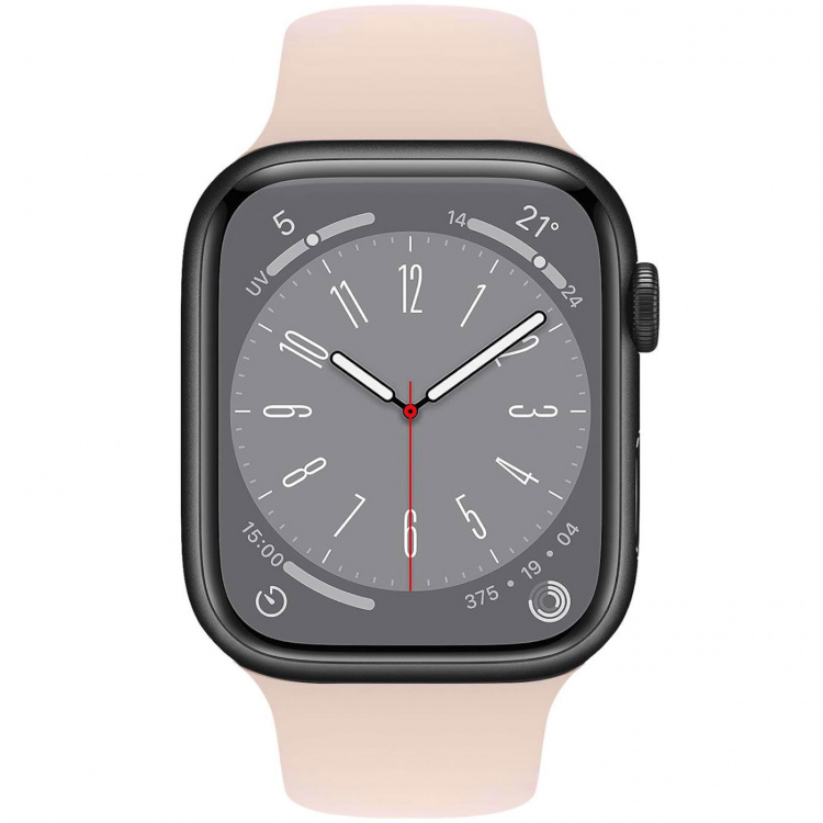 Celly Armbånd for Apple Watch 42/44/45mm Silikon Rosa Celly Armbånd for Apple Watch 42/44/45mm Silikon Rosa