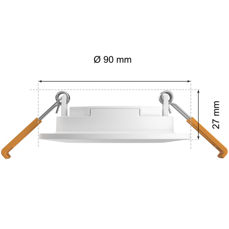 Philips Hue Slim Downlight S 90mm Hvit og Colour Ambiance Hvit 1-pk Philips Hue Slim Downlight S 90mm Hvit og Colour Ambiance Hvit 1-pk