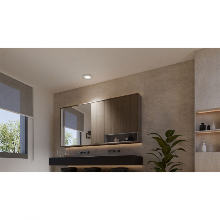 Philips Hue Slim Downlight S 90mm Hvit og Colour Ambiance Hvit 1-pk Philips Hue Slim Downlight S 90mm Hvit og Colour Ambiance Hvit 1-pk