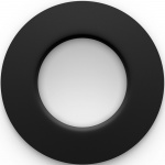 Philips Hue Slim Downlight S 90mm Hvit og Colour Ambiance Svart 1-pk Philips Hue Slim Downlight S 90mm Hvit og Colour Ambiance Svart 1-pk