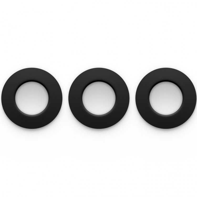 Philips Hue Slim Downlight S 90mm Hvit og Colour Ambiance Svart 3-pk