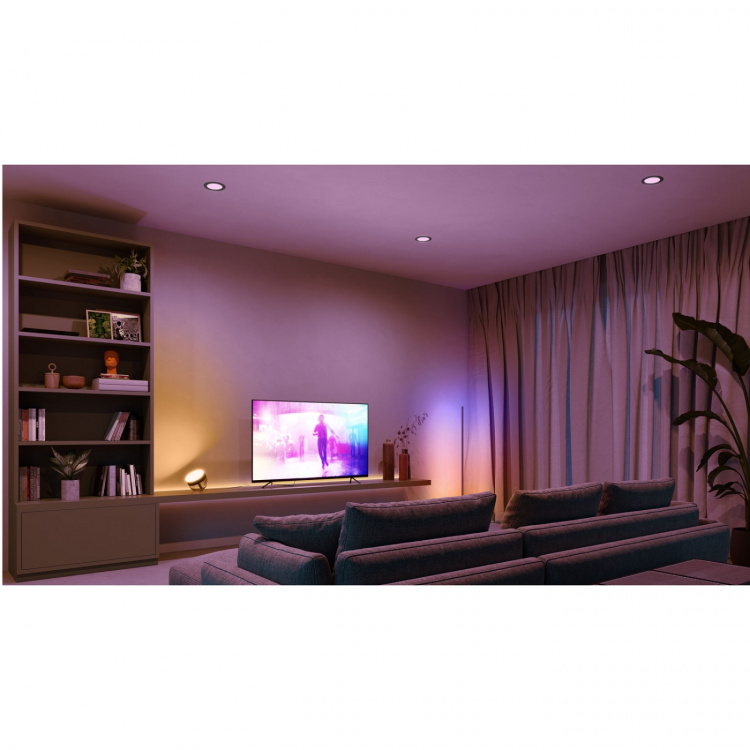 Philips Hue Slim Downlight L 170 mm hvit og Colour Ambiance Black 1-pk Philips Hue Slim Downlight L 170 mm hvit og Colour Ambiance Black 1-pk