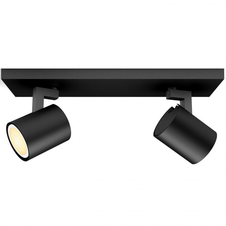 Philips Hue Runner White Ambiance 2 spot 800 lm Svart