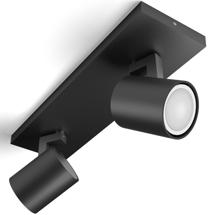 Philips Hue Runner White Ambiance 2 spot 800 lm Svart