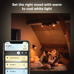 Philips Hue Runner White Ambiance 3 spot 1200 lm Svart