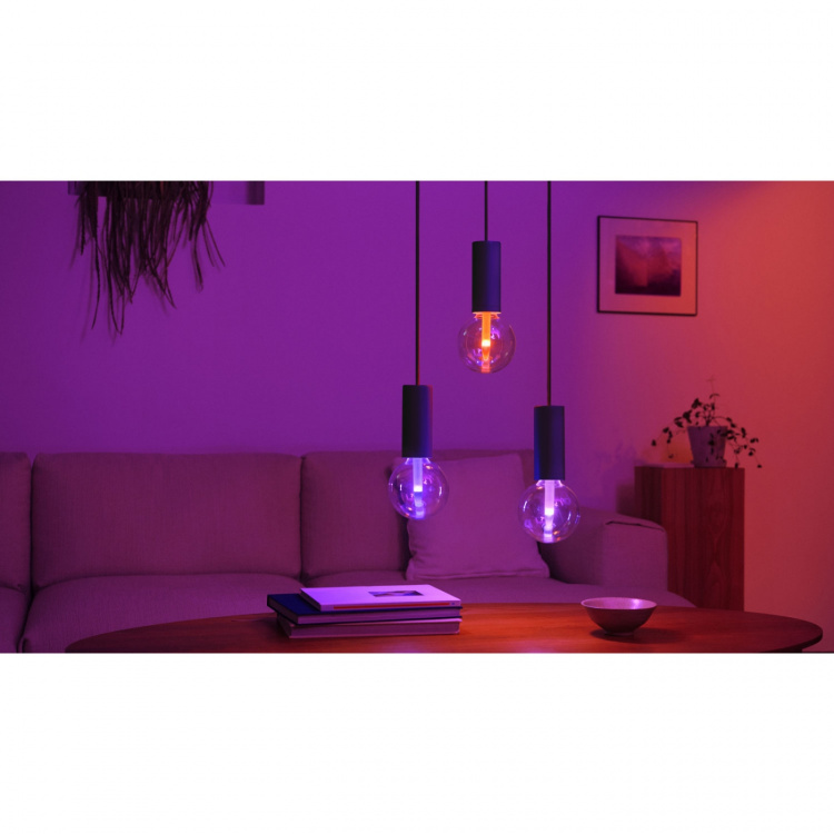 Philips Hue Lightguide Globe 95mm E27 Hvit og farget Ambiance