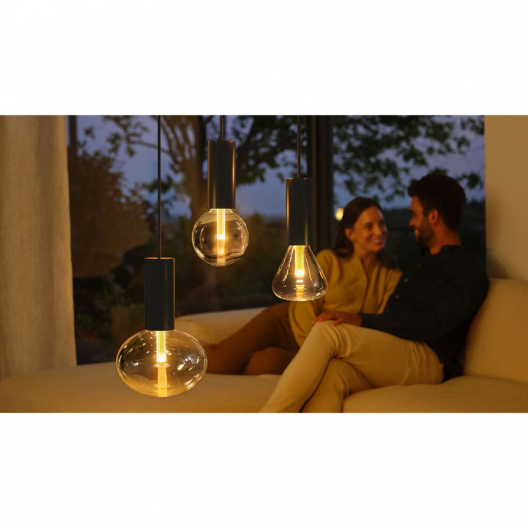 Philips Hue Lightguide Globe Large 125mm E27 Hvit og farget Ambiance Philips Hue Lightguide Globe Large 125mm E27 Hvit og farget Ambiance