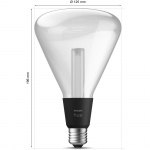 Philips Hue Lightguide Triangle E27 Hvit og farget Ambiance Philips Hue Lightguide Triangle E27 Hvit og farget Ambiance