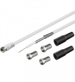 Goobay koaksialkabelsele, 20 m, hvit Goobay koaksialkabelsele, 20 m, hvit