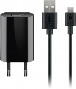 Goobay Micro-USB 5 W lader + kabel, 1 m, svart Goobay Micro-USB 5 W lader + kabel, 1 m, svart