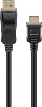 Goobay DisplayPort til HDMI-skjermkabel, 2 m