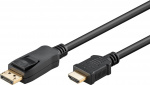 Goobay DisplayPort til HDMI-skjermkabel, 2 m