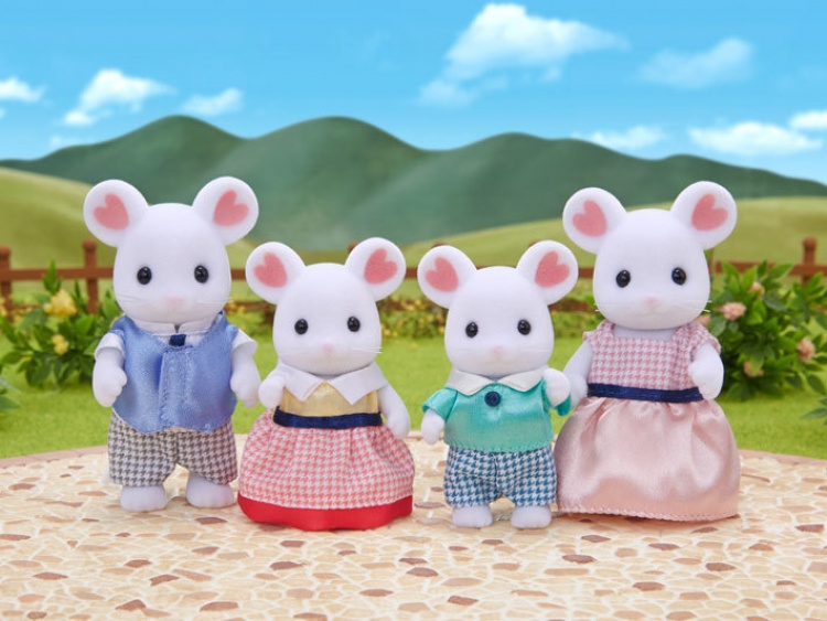 Sylvanian Families Marshmallow Mouse-familien