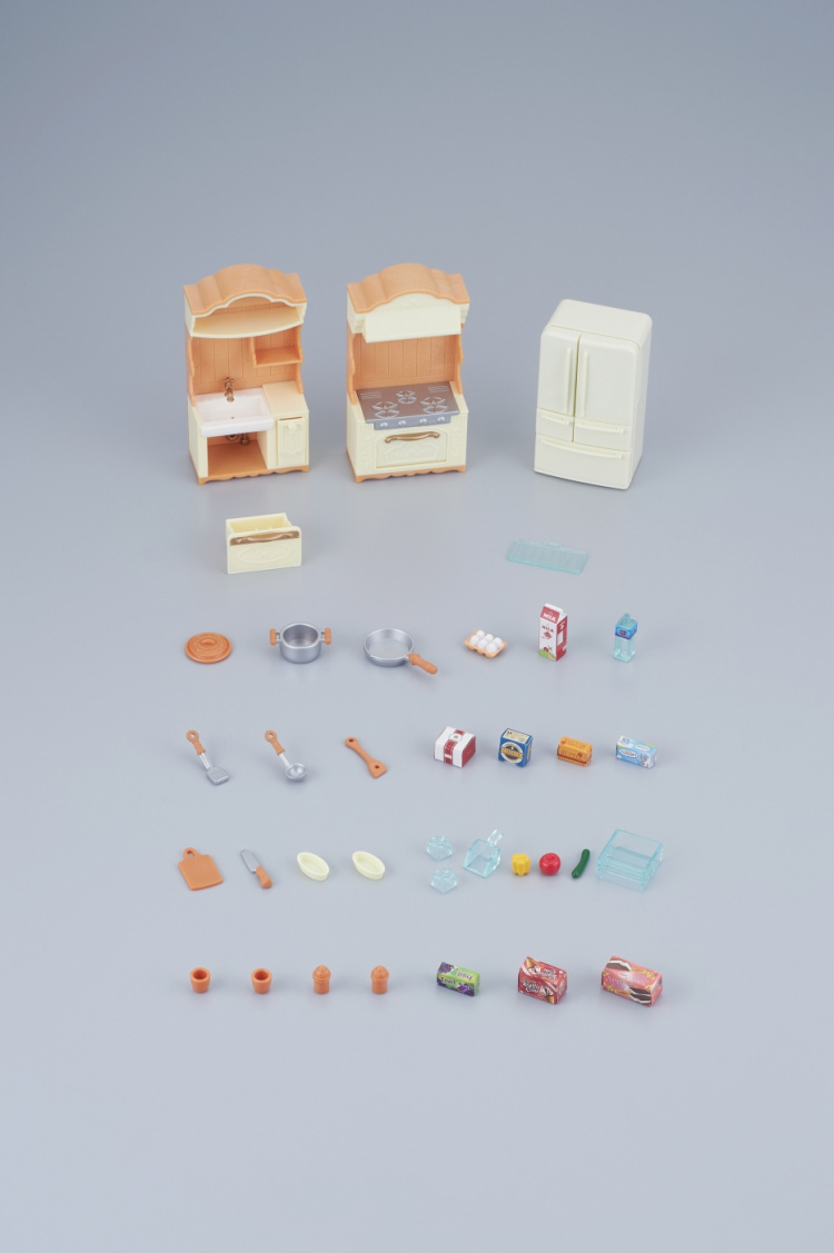 Sylvanian Families Bondegårdskjøkken med kjøleskap