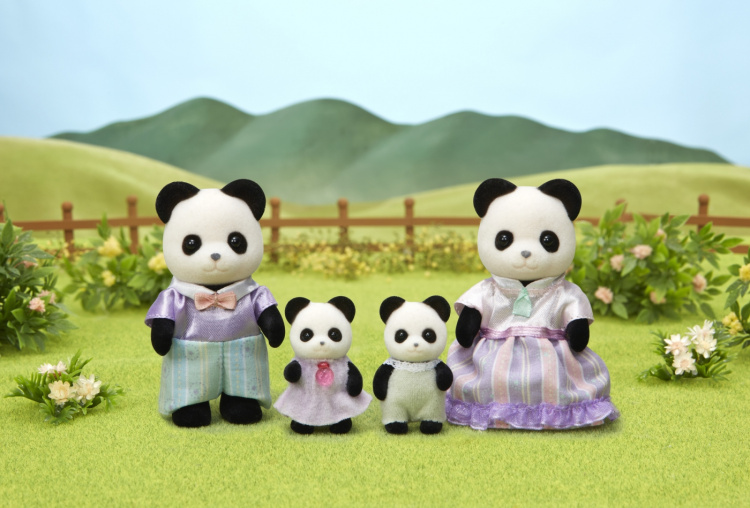 Sylvanian Families Panda-familien