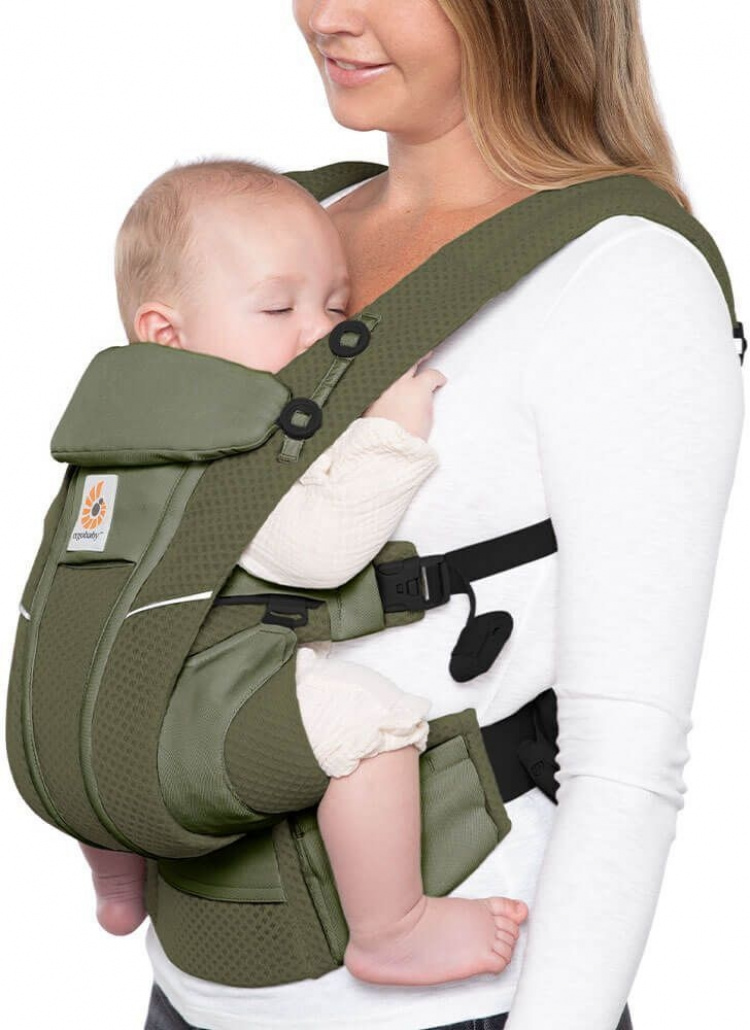 Ergobaby Omni Breeze-ryggsekk, olivengrønn
