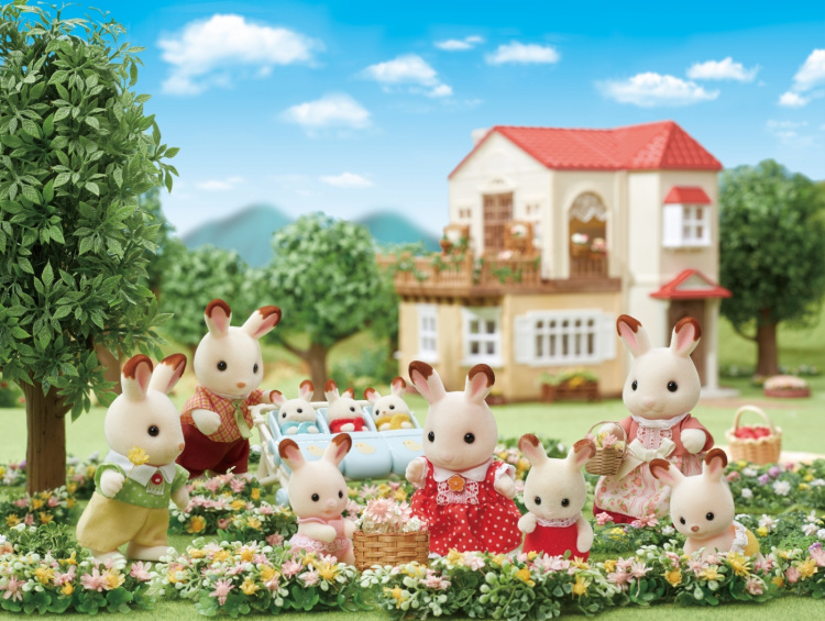Sylvanian Families Sjokoladekaninfamilien