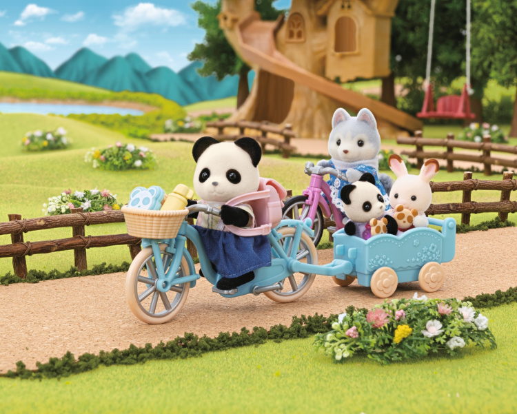 Sylvanian Families Lekesett med sykkel og skøyter