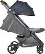 Ergobaby Metro+ Deluxe reisehjul, London Grey