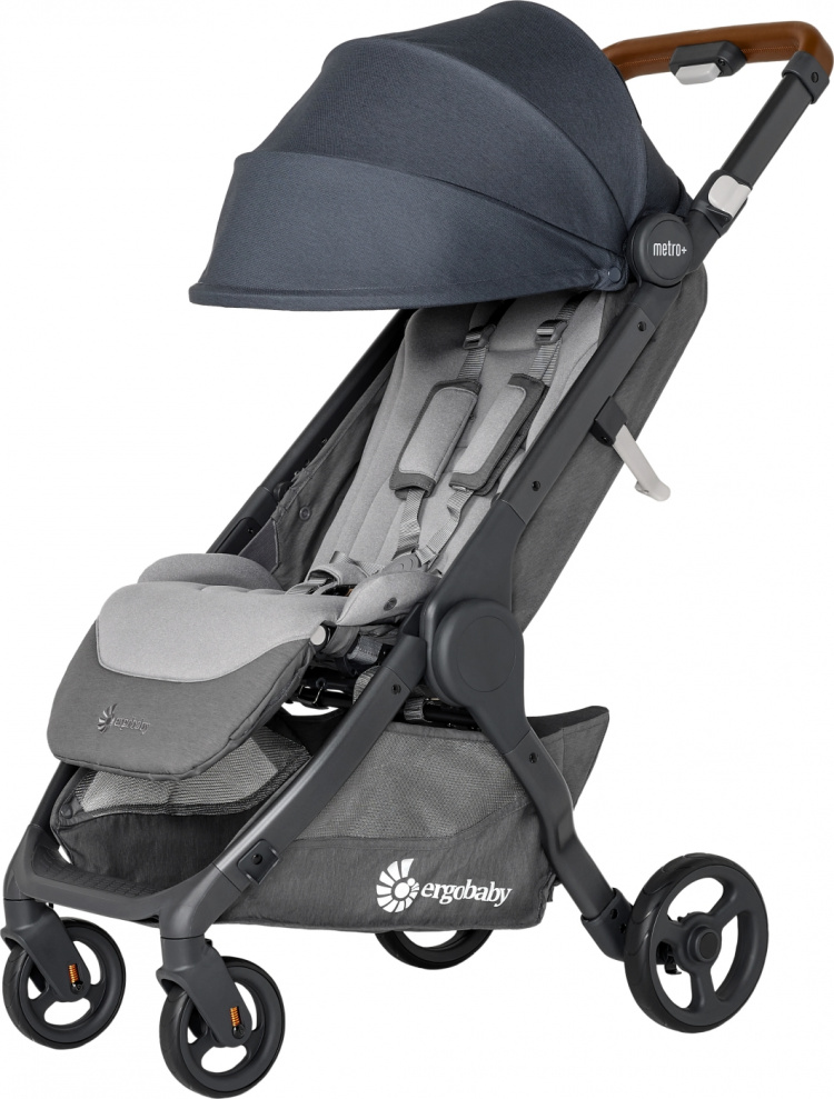 Ergobaby Metro+ Deluxe reisehjul, London Grey