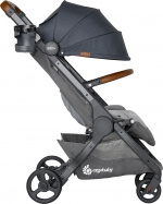 Ergobaby Metro+ Deluxe reisehjul, London Grey