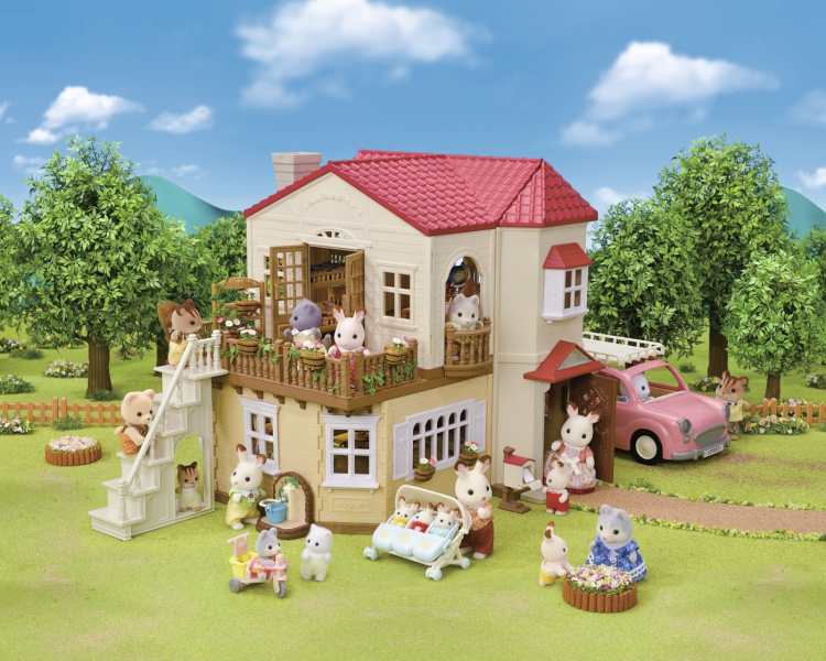 Sylvanian Families 5708 - Rekkehus i åssiden Sylvanian Families 5708 - Rekkehus i åssiden