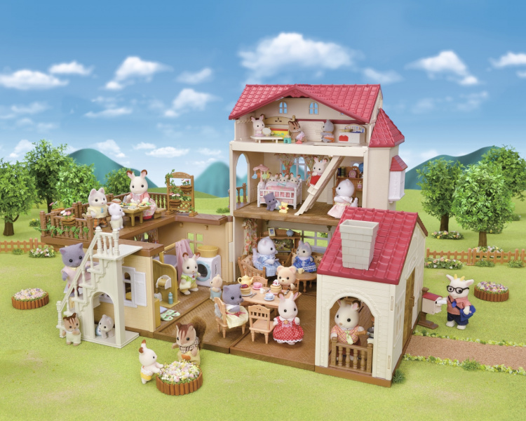 Sylvanian Families 5708 - Rekkehus i åssiden Sylvanian Families 5708 - Rekkehus i åssiden