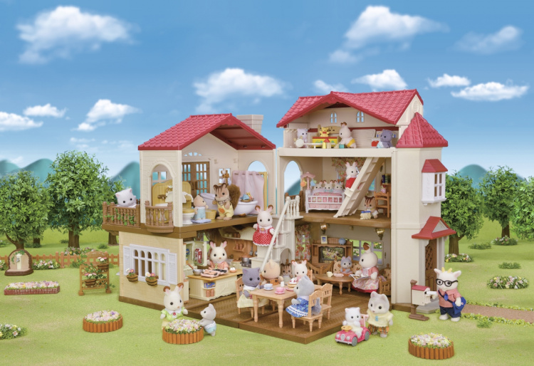 Sylvanian Families 5708 - Rekkehus i åssiden Sylvanian Families 5708 - Rekkehus i åssiden