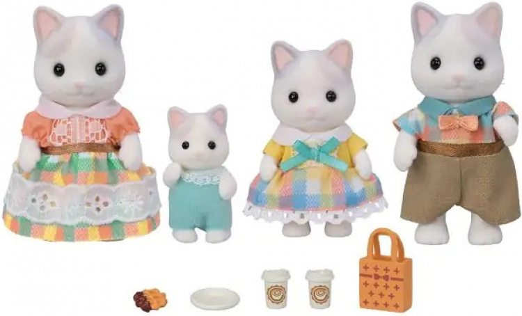 Sylvanian Families Lattekattfamilien Sylvanian Families Lattekattfamilien
