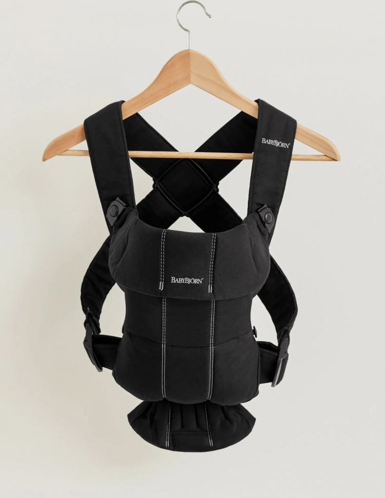 BabyBjörn Mini Woven-ryggsekk, svart