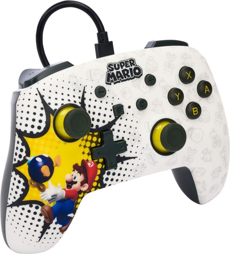 PowerA Enhanced Wired Controller, Bob-omb Blast, Switch