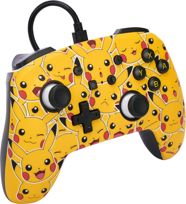 PowerA Enhanced Wired Controller, Pikachu Moods, Switch PowerA Enhanced Wired Controller, Pikachu Moods, Switch