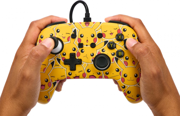 PowerA Enhanced Wired Controller, Pikachu Moods, Switch PowerA Enhanced Wired Controller, Pikachu Moods, Switch