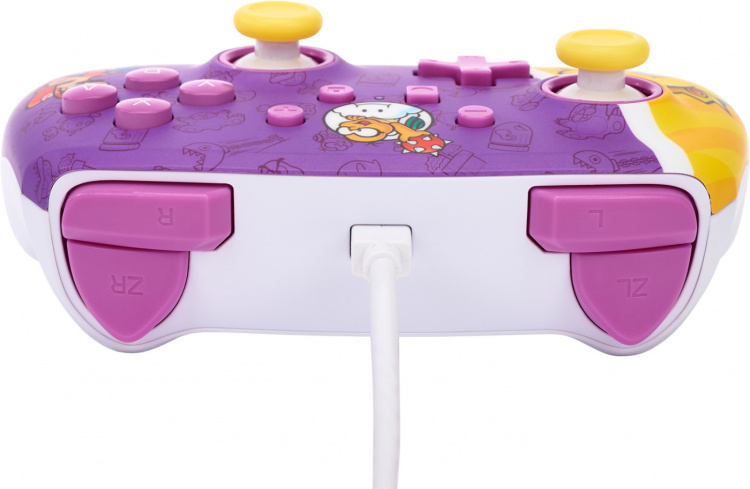 PowerA Enhanced Wired Controller, Princess Peach Battle, Switch