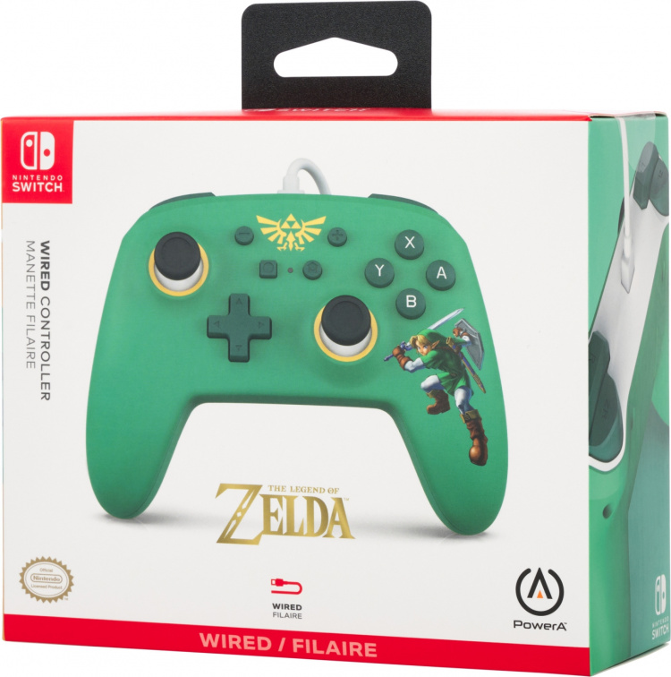 PowerA Kablet kontroller, Hyrule Defender, Switch PowerA Kablet kontroller, Hyrule Defender, Switch