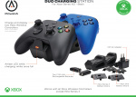PowerA Duo Charging Station ladestasjon og batteripakke, svart, Xbox