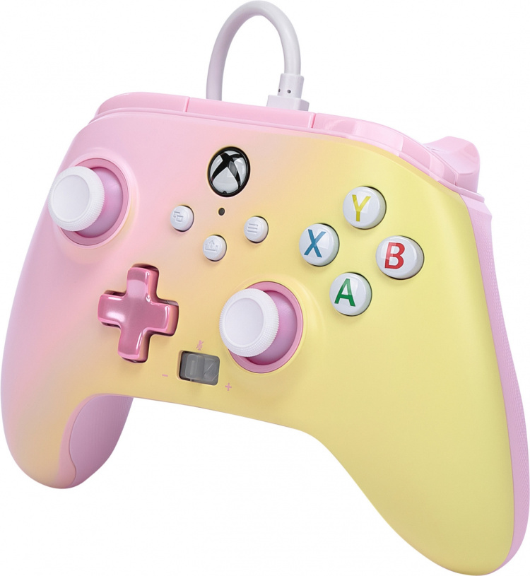 PowerA Enhanced Wired Controller, Pink Lemonade, Xbox PowerA Enhanced Wired Controller, Pink Lemonade, Xbox