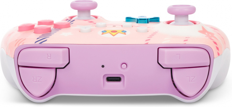 PowerA Forbedret trådløs kontroller, Princess Peach Plaid, Switch PowerA Forbedret trådløs kontroller, Princess Peach Plaid, Switch
