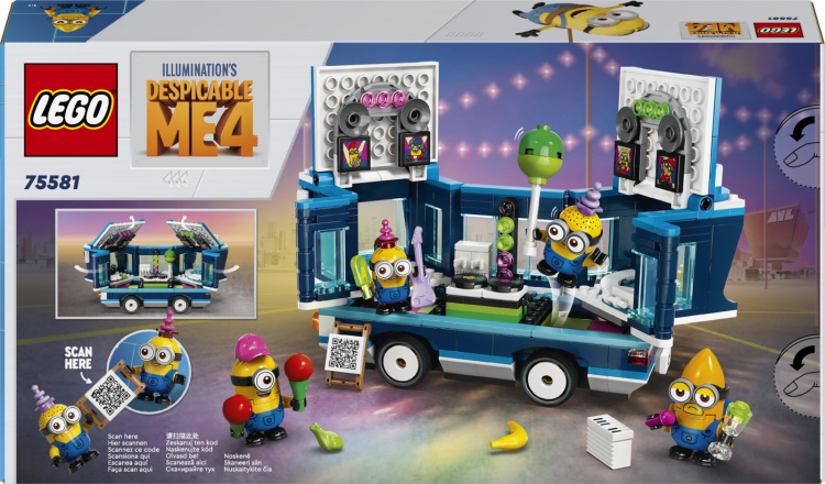 LEGO Minions 75581 - Kätyrias musikkfestivalbuss