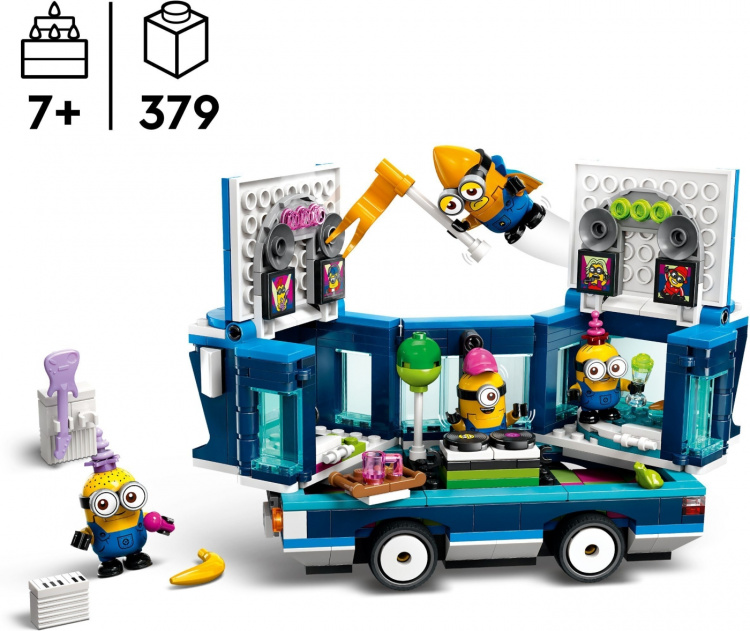 LEGO Minions 75581 - Kätyrias musikkfestivalbuss