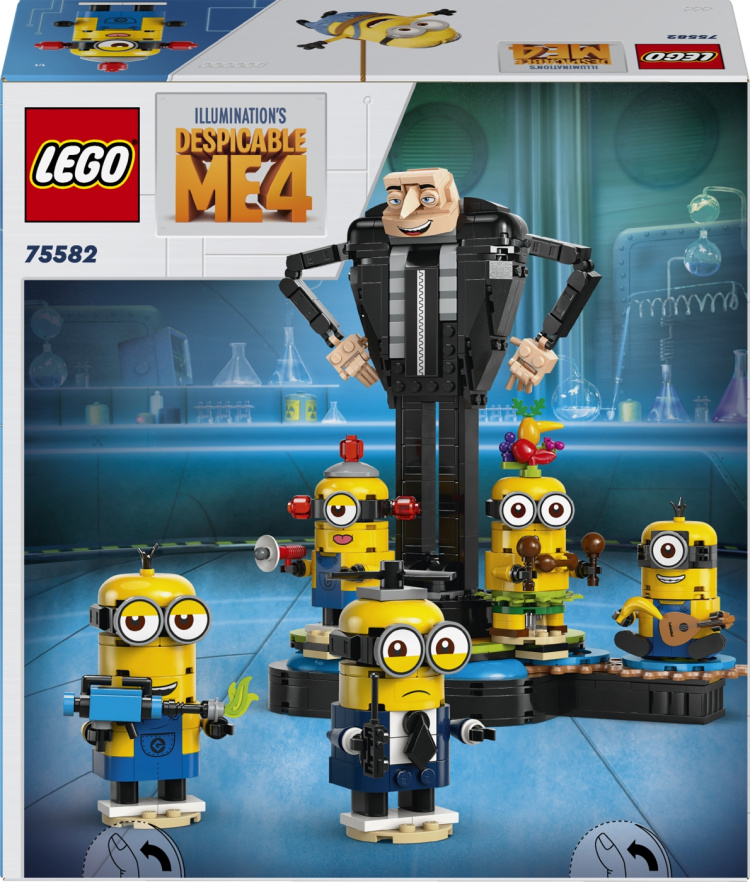 LEGO Minions 75582 - Gru og minions kan bygges med klosser LEGO Minions 75582 - Gru og minions kan bygges med klosser