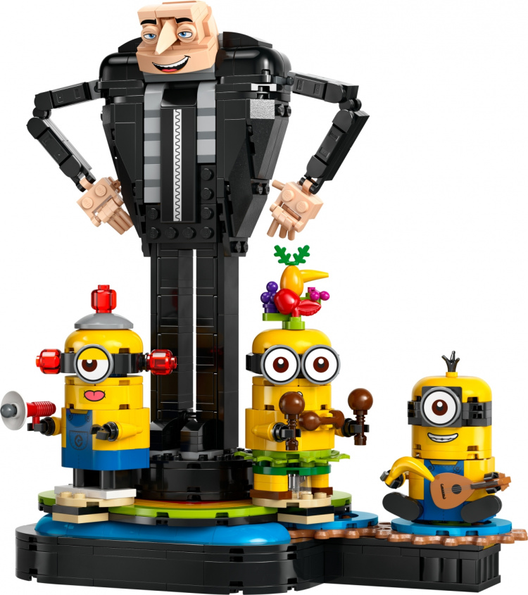 LEGO Minions 75582 - Gru og minions kan bygges med klosser LEGO Minions 75582 - Gru og minions kan bygges med klosser