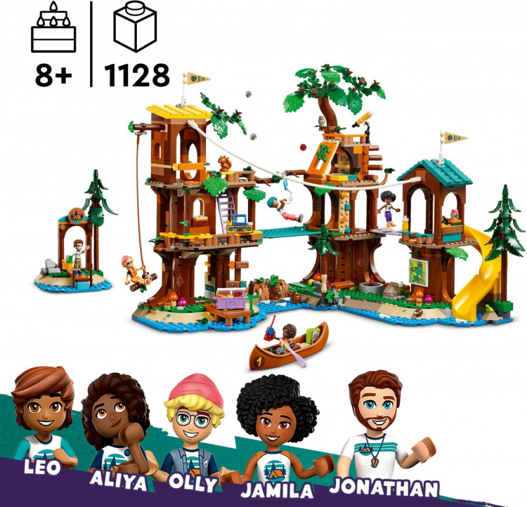 LEGO Friends 42631 - Eventyrlig leirtrehytte