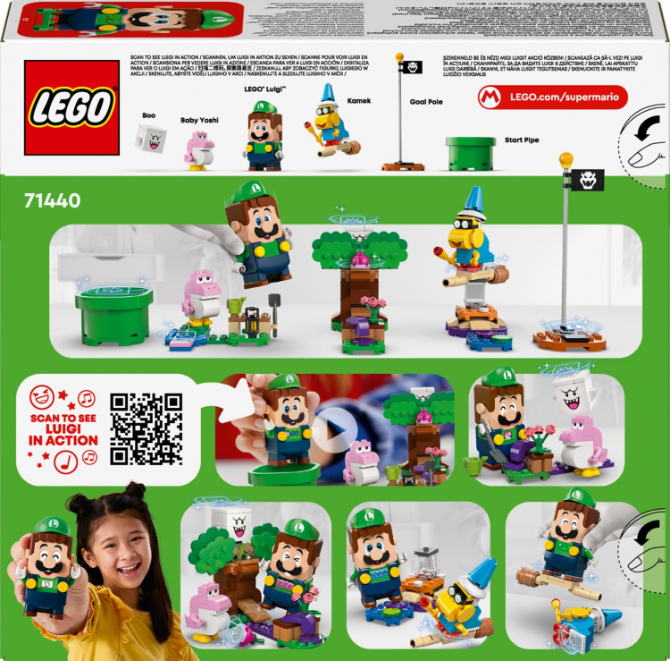 LEGO Super Mario 71440 - Eventyrene til den interaktive ® Luigi™-figuren