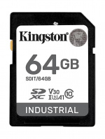 Kingston 64G SDXC Industrial pSLC Class10, UHS-I,U3,V30, A1 SD-Card
