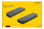 DeLOCK DisplayPort 1.4 KVM-bryter 8K 30 Hz med USB 3.0 og lyd DeLOCK DisplayPort 1.4 KVM-bryter 8K 30 Hz med USB 3.0 og lyd