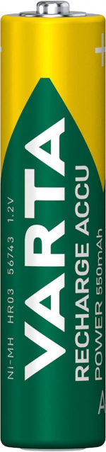 Varta Recharge Charge Accu Power AAA 550mAh 4 Pack